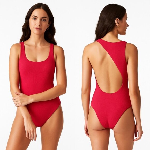 NWT Agua Bendita Leti Antiq Pink One Piece Swimsuit - Picture 1 of 12